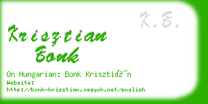 krisztian bonk business card